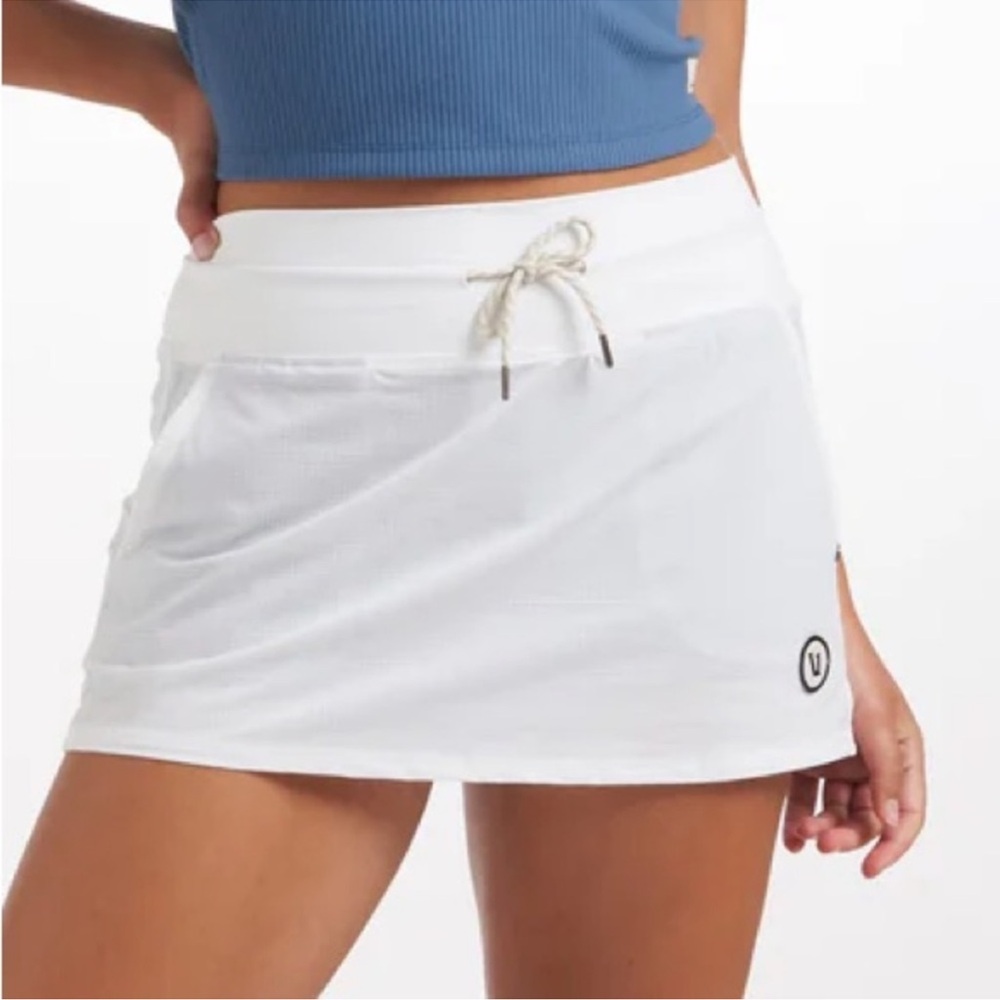 VUORI Seabreeze High Rise Skirt White Sz S VW394 - Picture 6 of 9